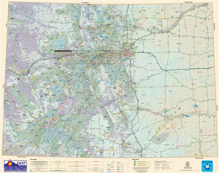 Colorado Highway Map Detailed Large Detailed tourist Map Of Colorado