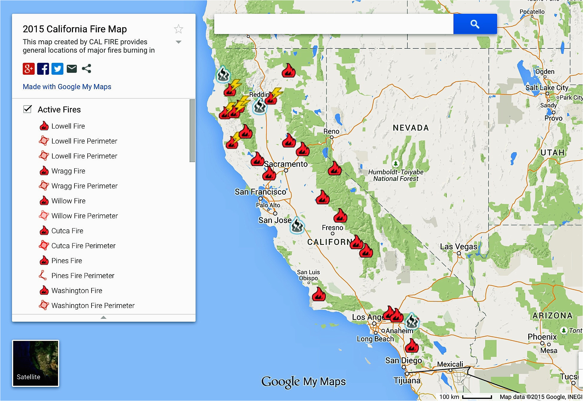 Current Wildfires In California Map Map California Map Current California Wildfires California Wide