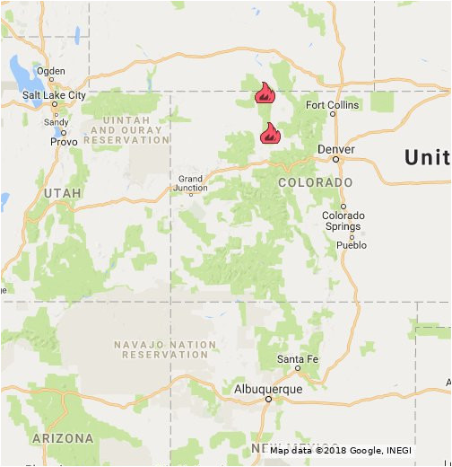 Denver Colorado Google Maps Google Maps Salt Lake City Elegant Colorado Current Fires Google My