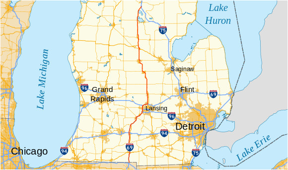 Dewitt Michigan Map U S Route 27 In Michigan Wikiwand