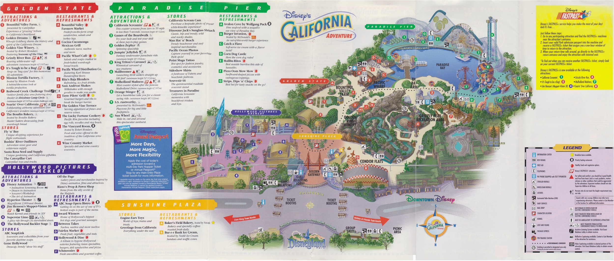 Disney California Adventure Map Pdf secretmuseum