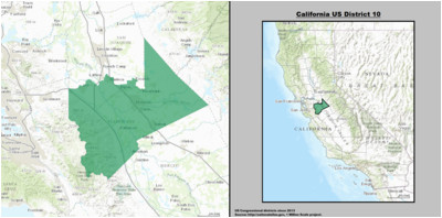 Eastern District Of California Map California S 10th Congressional District Wikipedia