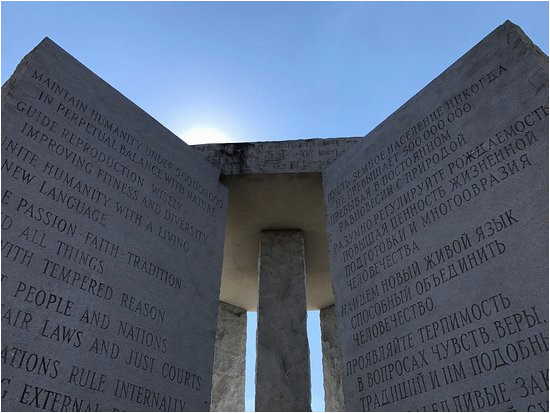 Georgia Guidestones Location Map Very Interesting We Were In atlanta and Decided to Drive On Over to