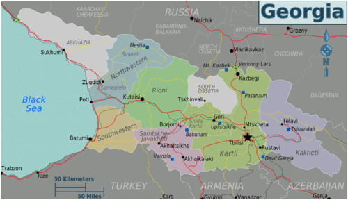 Georgia Ukraine Map Georgia Country Travel Guide at Wikivoyage