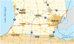 I 94 Michigan Map Interstate 94 In Michigan Revolvy