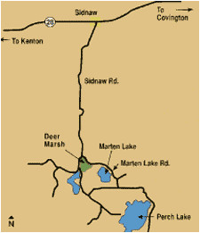 Irons Michigan Map Michigan Trail Maps