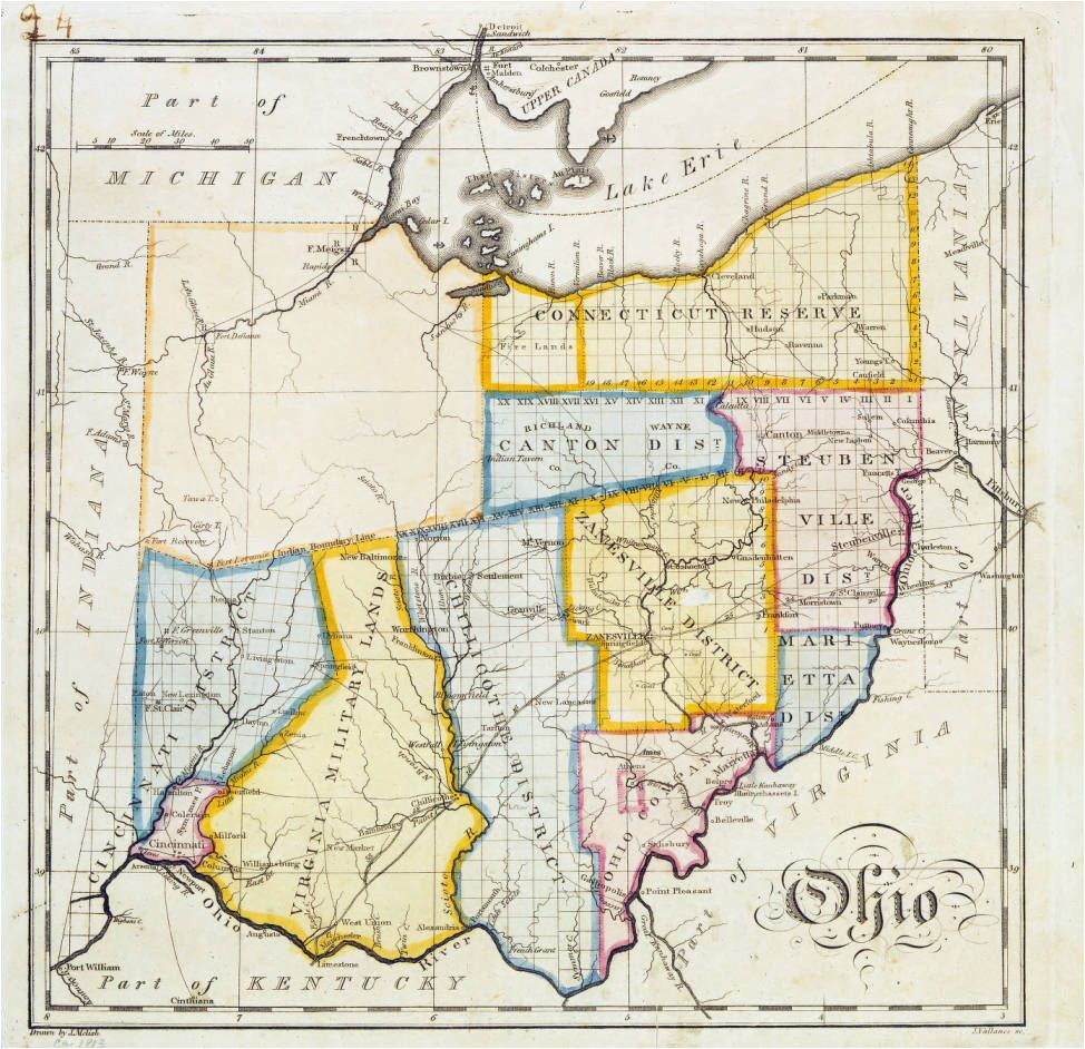 Johnstown Ohio Map John Melish Map Of Ohio Ohio History Genealogy Pinterest