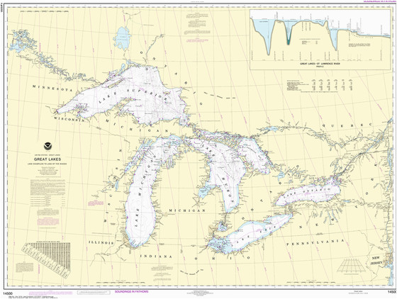 Lake Michigan Nautical Map Us Charts Great Lakes Captain S Supplies