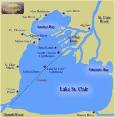 Lake St Clair Michigan Map 91 Best Lake St Clair St Clair Detroit Rivers Images Lakes