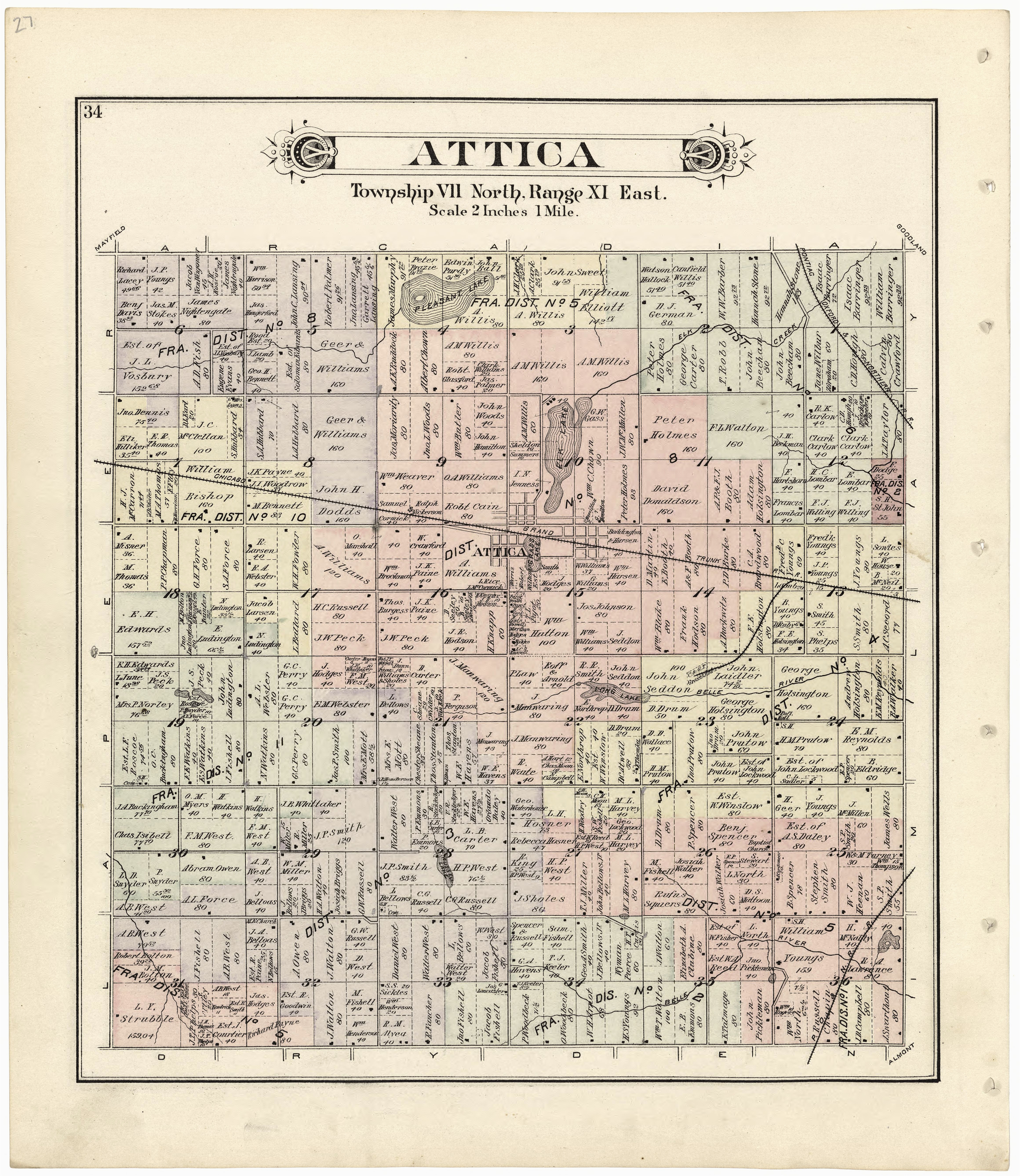 Lapeer Michigan Map File atlas and Directory Of Lapeer County Michigan Loc 2008626891