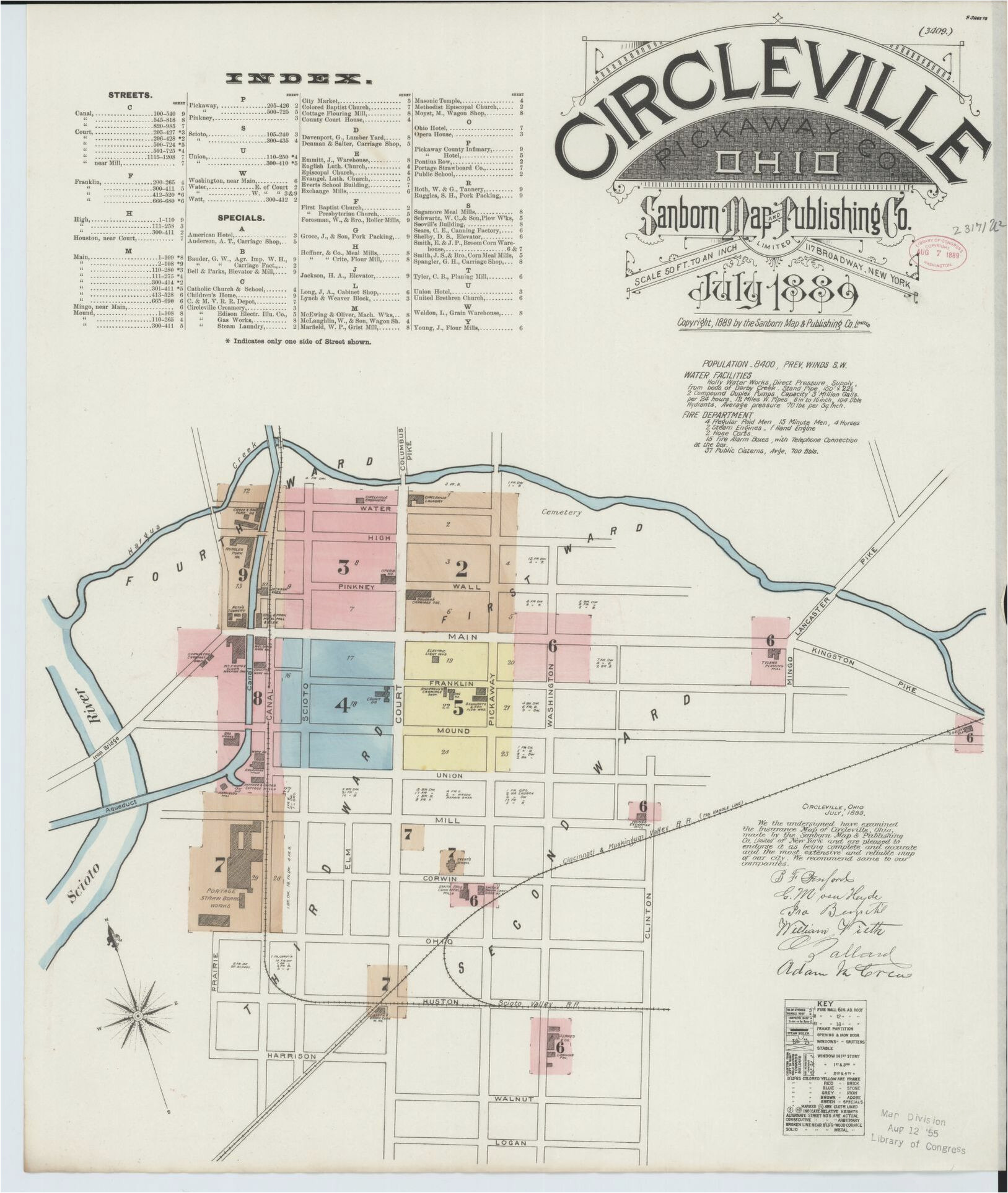 Map Alliance Ohio Sanborn Maps 1880 to 1889 Ohio Library Of Congress