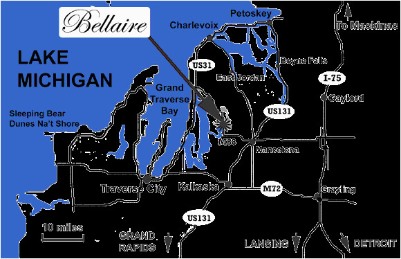 Map Of Bellaire Michigan Bellaire Michigan Photos Maps News Traveltempters