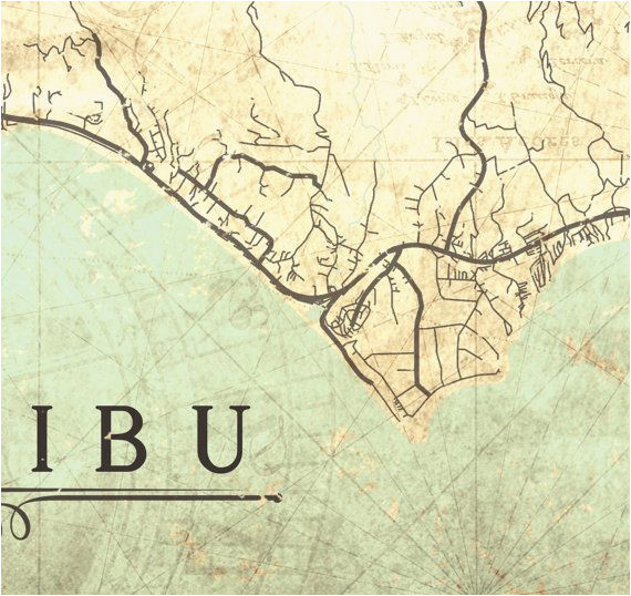 Map Of California Malibu Malibu Ca Canvas Print California Vintage Map Malibu Ca California
