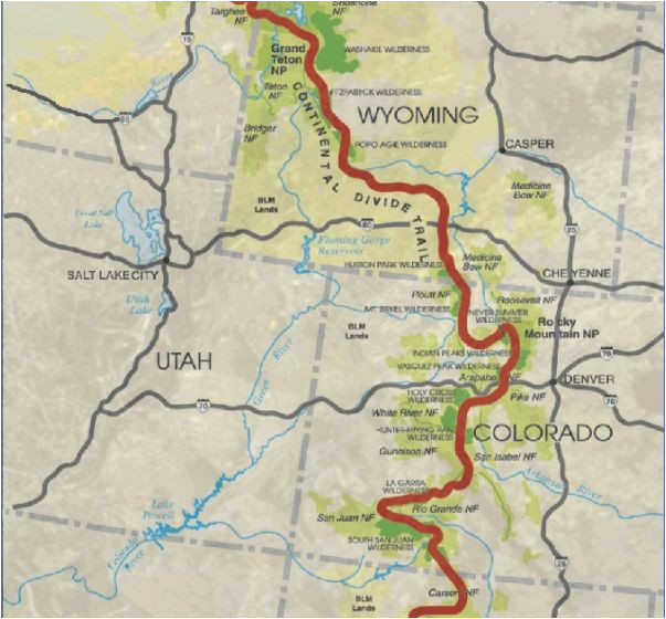 Map Of Continental Divide In Colorado Continental Divide Colorado Map Colorado Continental Divide Map 28