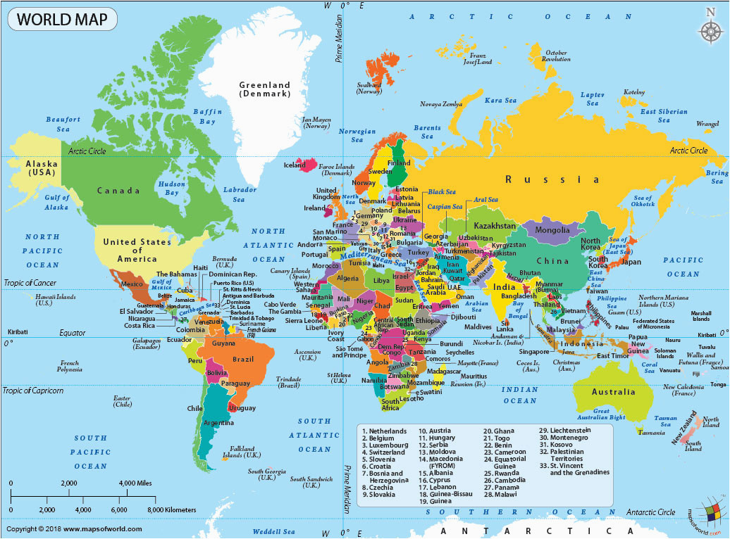 Map Of Georgia Country In World World Map A Map Of the World with Country Name Labeled