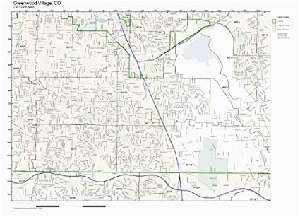Map Of Greenwood Village Colorado Amazon Com Zip Code Wall Map Of Greenwood Village Co Zip Code Map