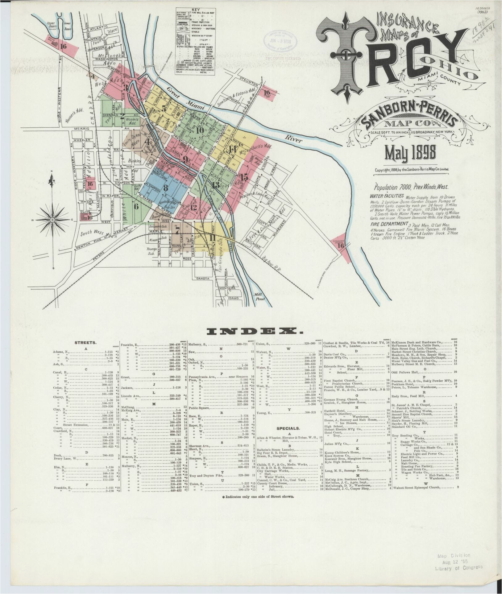 Map Of Hillsboro Ohio Map Ohio Library Of Congress Map Of Hillsboro Ohio Map Ohio Library Of Congress