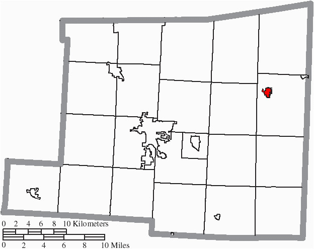 Map Of Knox County Ohio File Map Of Knox County Ohio Highlighting Danville Village Png