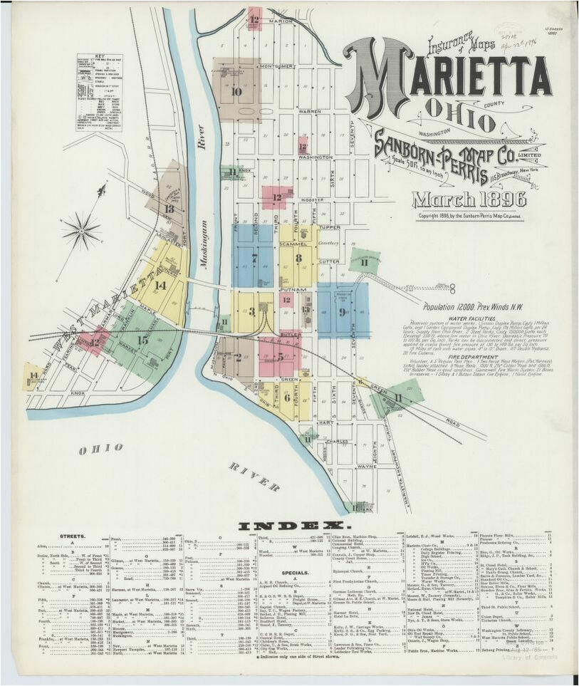 Map Of Marysville Ohio Map Ohio Library Of Congress
