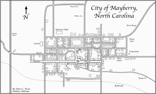 Map Of Mayberry north Carolina Locations Mentioned In Tags Mayberry Wiki Fandom Powered by Wikia