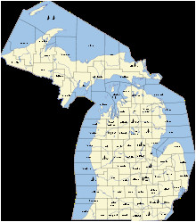 Map Of Michigan with Counties Index Of Michigan Related Articles Wikipedia