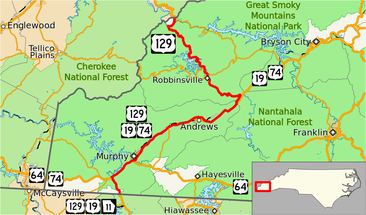 Map Of Murphy North Carolina Secretmuseum