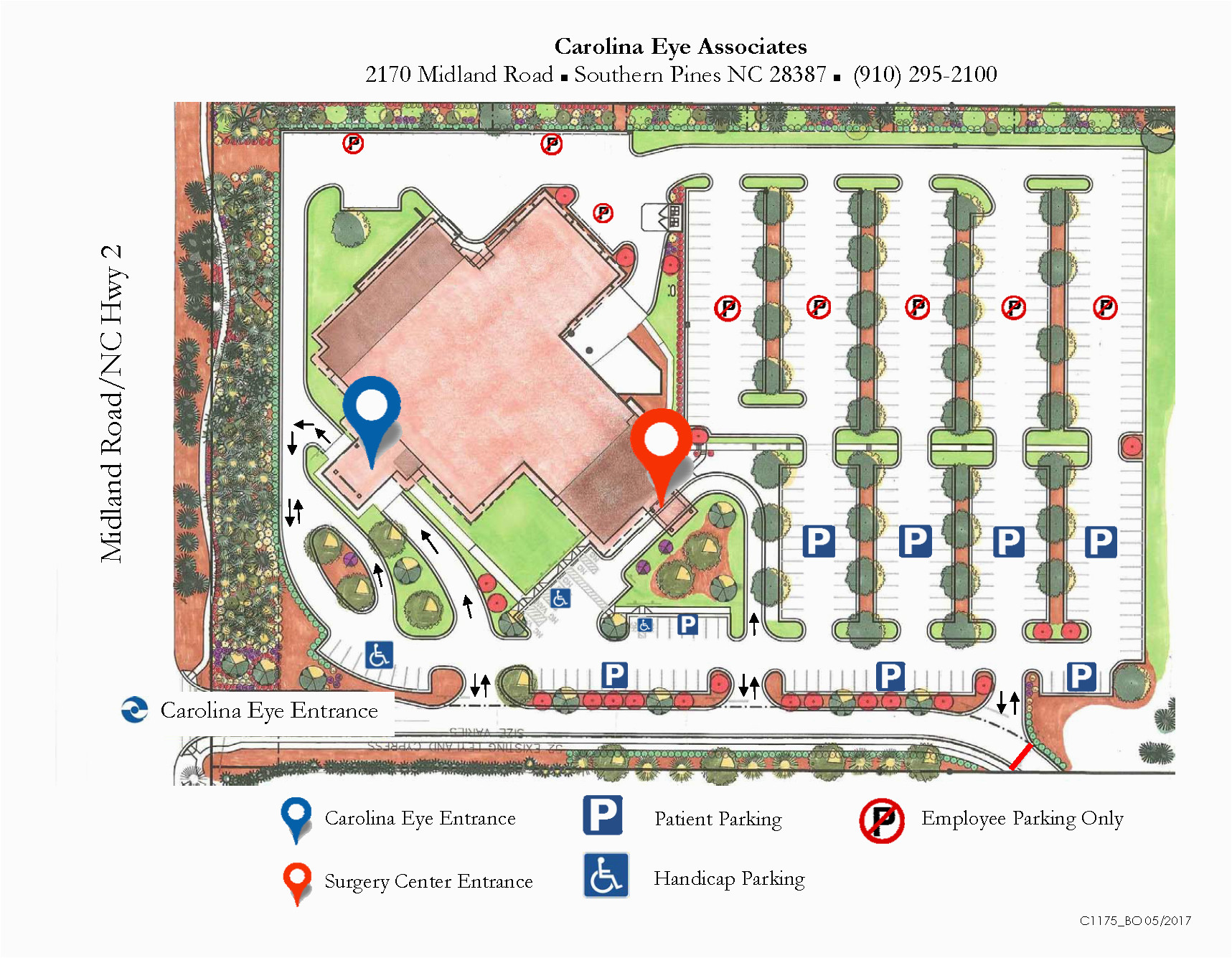 Map Of Pinehurst north Carolina Pinehurst Map Carolina Eye associates