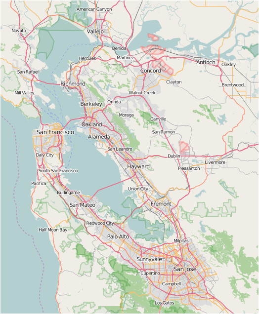 Map Of Pleasanton California Pleasanton Ridge Regional Park Wikipedia