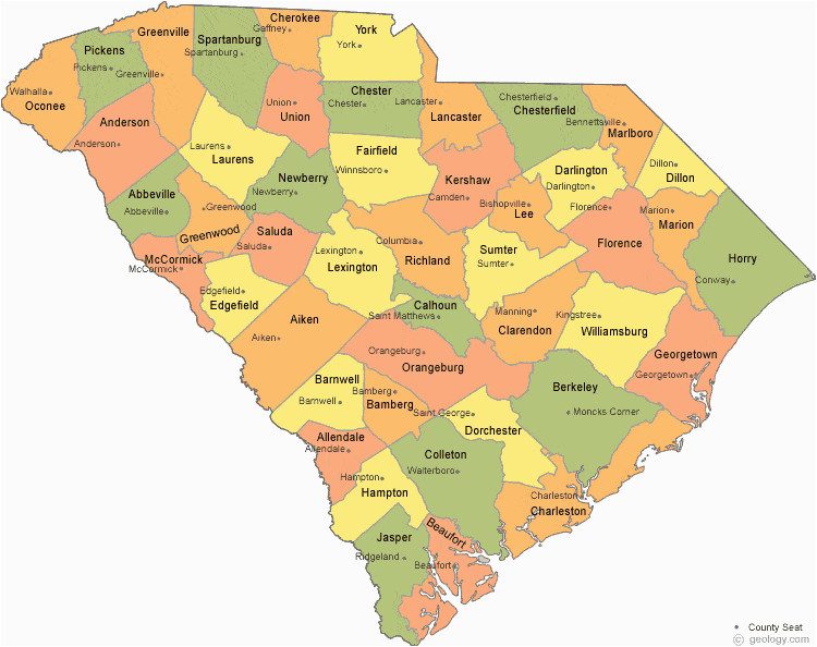 Map Of Union County Ohio south Carolina County Map
