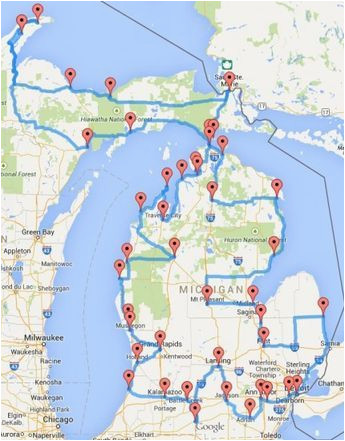 Map Of Up Of Michigan Pure Michigan Road Trip Hits 43 Of the State S Best Spots Start