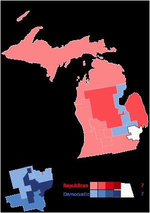 Michigan House Of Representatives Map 2018 United States House Of Representatives Elections In Michigan