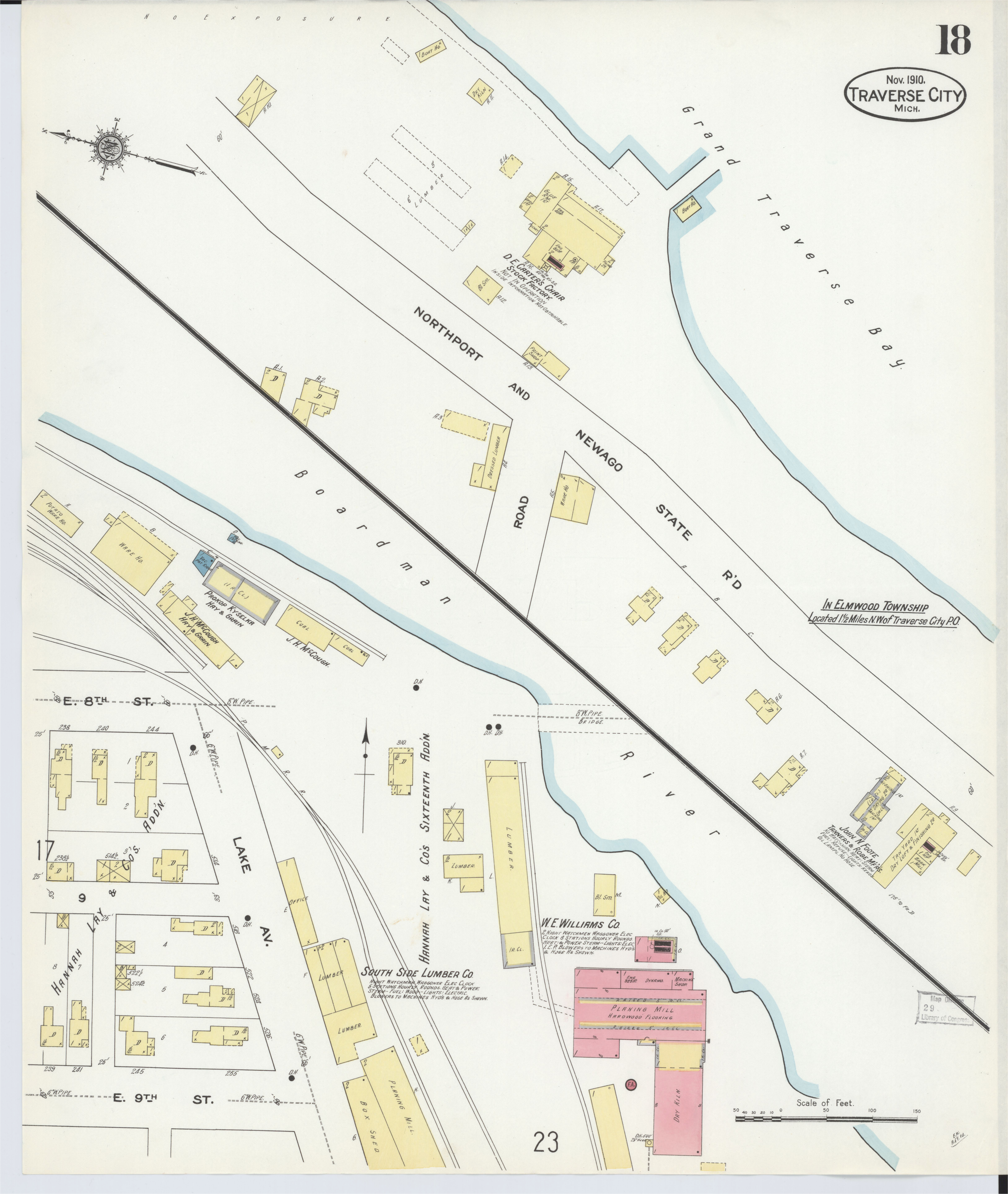 Michigan Maps with Cities File Sanborn Fire Insurance Map From Traverse City Grand Traverse