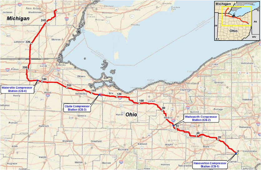 Michigan Pipeline Map Natural Gas Pipeline Map Maps Directions