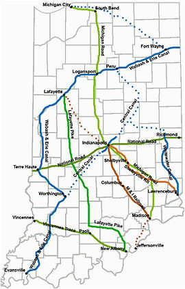 Michigan Road Construction Map Michigan Road Wikipedia
