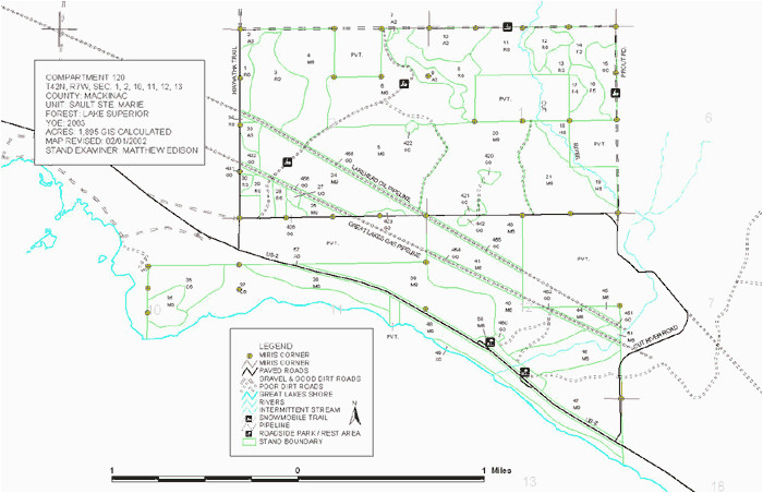 Michigan Shore to Shore Trail Map Michigan Trail Maps