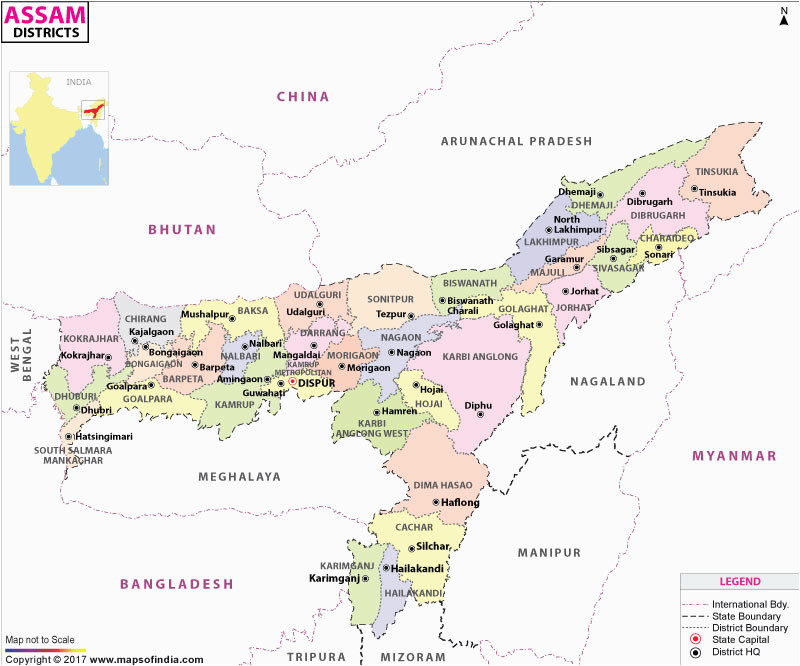 Michigan State House District Map assam District Map