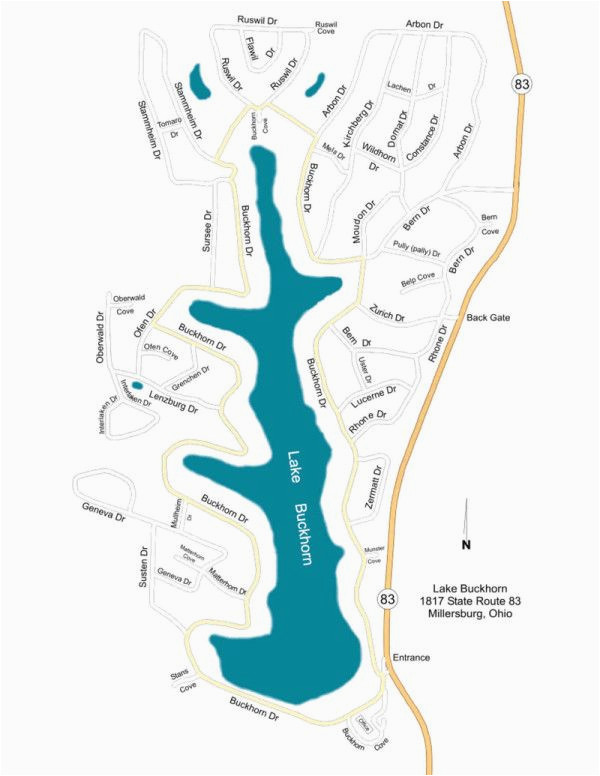 Millersburg Ohio Map Maps Lake Buckhorn Millersburg Ohio where I Come From 3