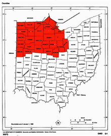 Minster Ohio Map northwest Ohio Wikipedia