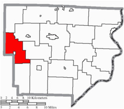Monroe County Ohio Map Franklin township Monroe County Ohio Wikipedia