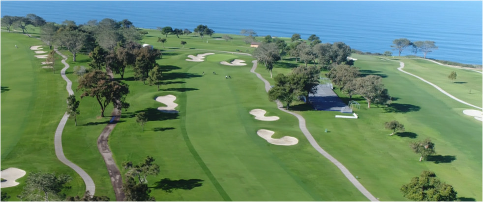 North Carolina Golf Courses Map south Course Hole 1 torrey Pines Golf