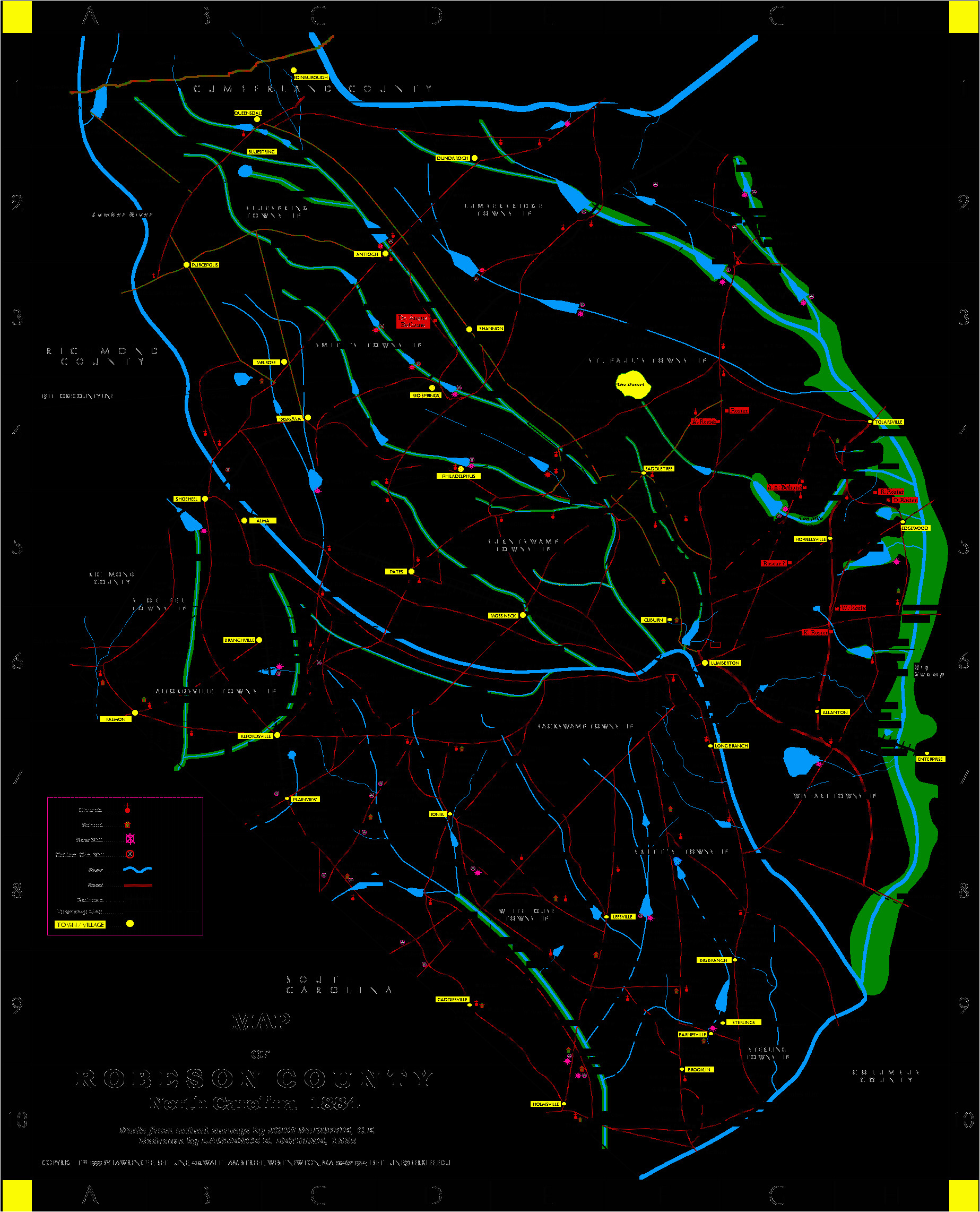 North Carolina School District Map north Carolina County Map