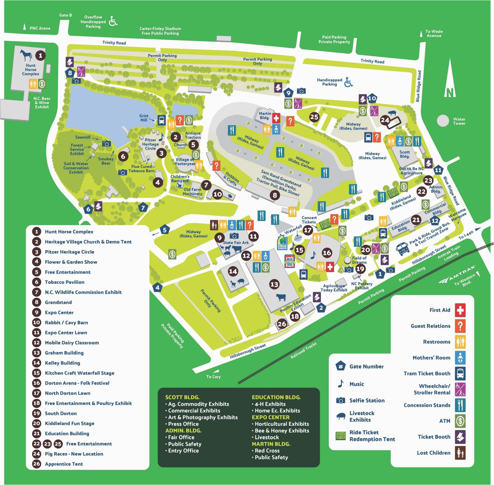 NC State Fair Map