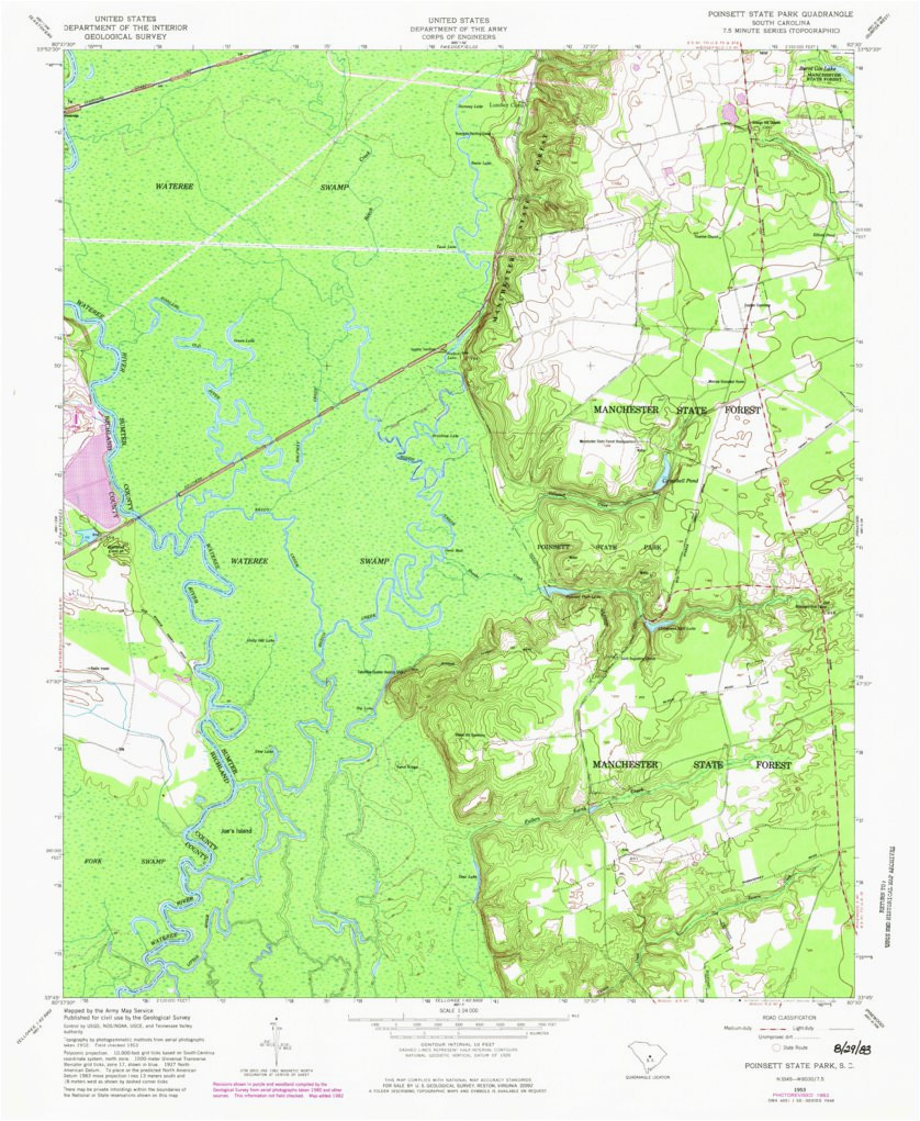North Carolina State Parks Map south Carolina State Parks Map Beautiful Poinsett State Park Sc