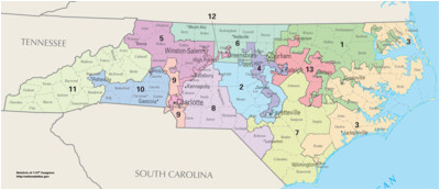 North Carolina State Senate District Map north Carolina House Of Representatives Revolvy