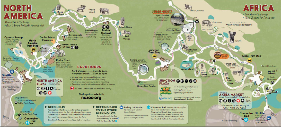 North Carolina Zoo Map 31 Perfect north Carolina Zoo Map Bnhspine Com