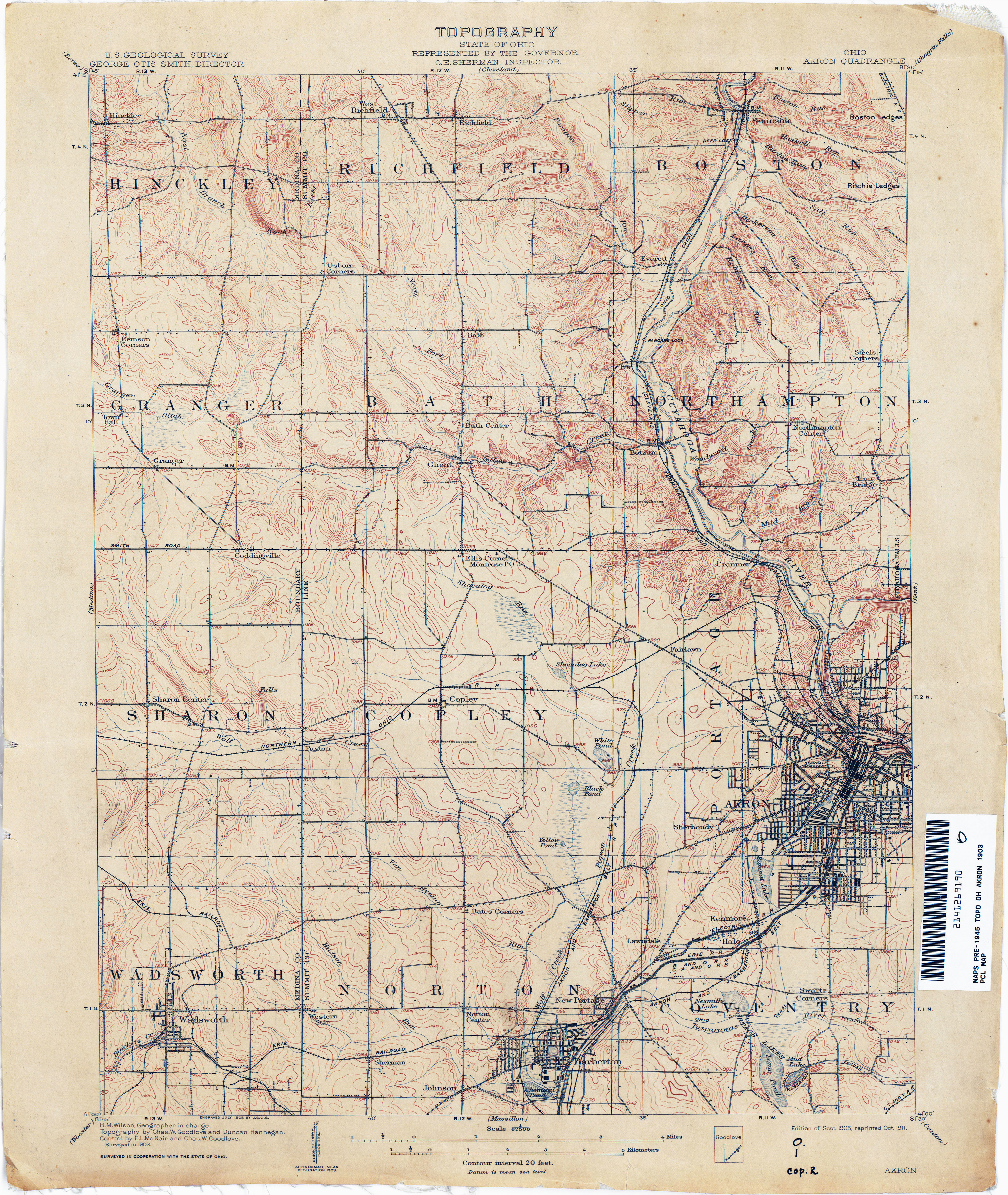 North Lawrence Ohio Map Ohio Historical topographic Maps Perry Castaa Eda Map Collection
