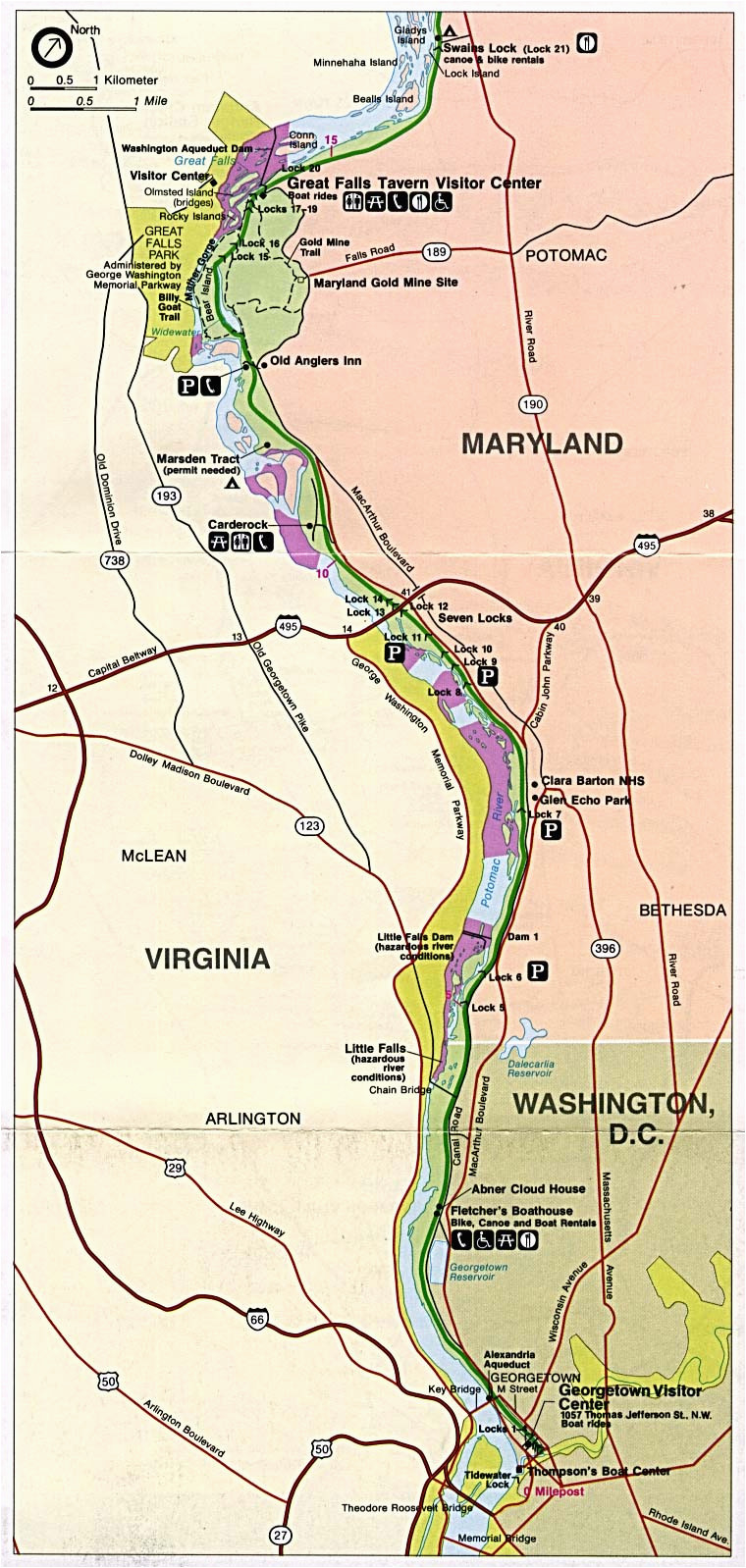 Ohio and West Virginia Map United States National Parks and Monuments Maps Perry Castaa Eda