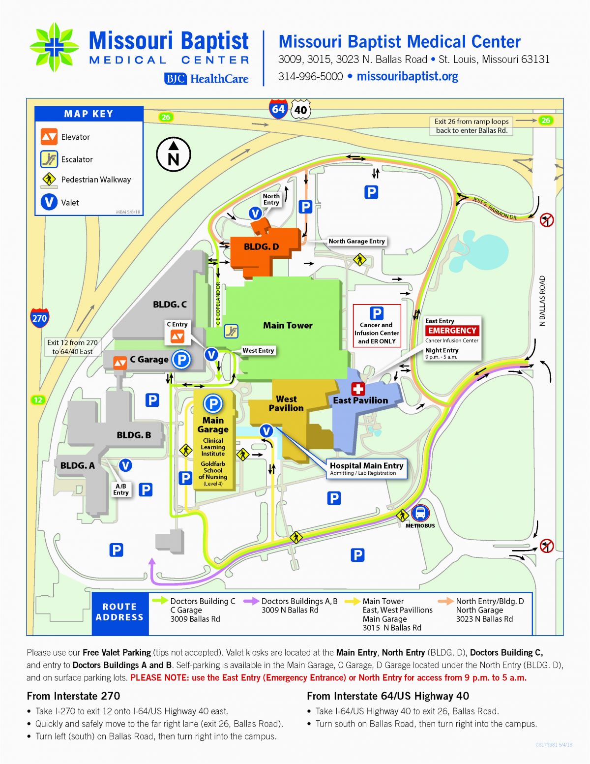 Ohio Dominican University Campus Map Odu Parking Map Double Map