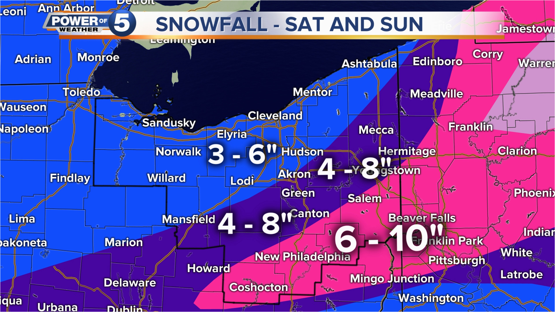 Ohio Snowfall Map secretmuseum