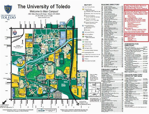 Ohio State University Parking Map Main Campus Map 01 13 2019